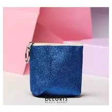 Кошелёк женский, отдел на молнии, цвет синий