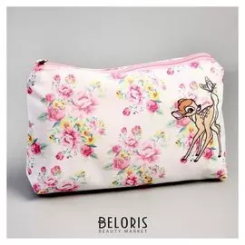 Косметичка «Бэмби», 23 х 13 см, отдел на молнии, без подклада, Disney