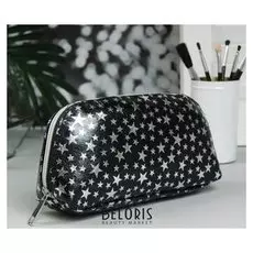 Косметичка дорожная, отдел на молнии, цвет чёрный