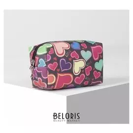 Косметичка дорожная, отдел на молнии, цвет чёрный