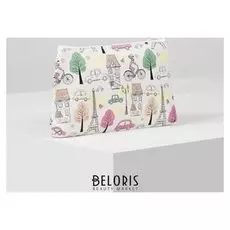 Косметичка простая, отдел на молнии, цвет белый