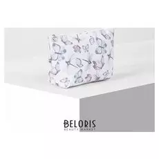 Косметичка простая, отдел на молнии, цвет белый