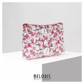 Косметичка простая, отдел на молнии, цвет белый