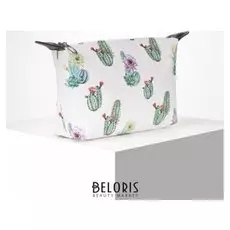 Косметичка простая, отдел на молнии, цвет белый