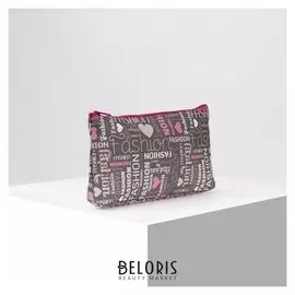 Косметичка простая, отдел на молнии, цвет чёрный