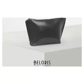 Косметичка простая, отдел на молнии, цвет тёмно-серый