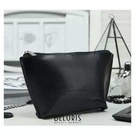 Косметичка простая, отдел на молнии, цвет тёмно-синий