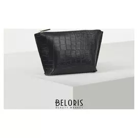 Косметичка простая, отдел на молнии, цвет тёмно-синий