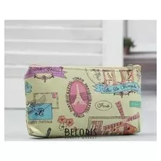 Косметичка простая, отдел на молнии, цвет жёлтый