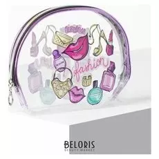 Косметичка пвх, отдел на молнии, цвет прозрачный