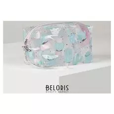 Косметичка пвх, отдел на молнии, прозрачная