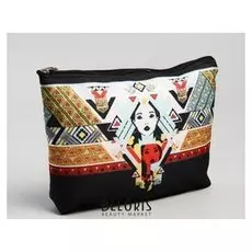 Косметичка «Tribe», 20 х 12 см, отдел на молнии, без подклада, принцессы