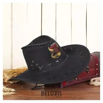 Ковбойская шляпа «Настоящий ковбой», взрослая, 56-58 см