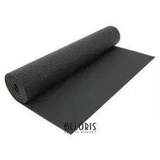 Коврик для йоги 173 × 61 × 0,5 см, цвет чёрный