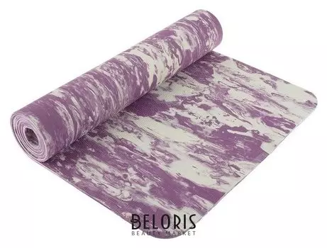 Коврик для йоги 183 х 61 х 0,6 см, цвет фиолетовый