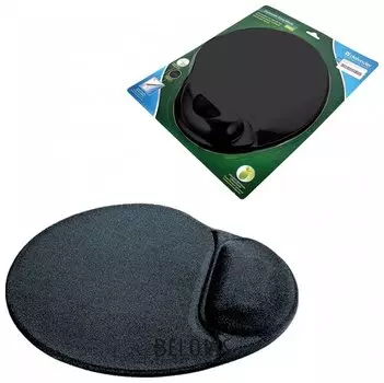 Коврик для мыши DEFENDER, полиуретан+лайкра, 260х225х5 мм, черный