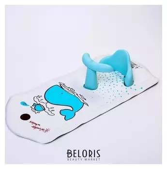 Коврик для ванны со съемным стульчиком "Китенок"