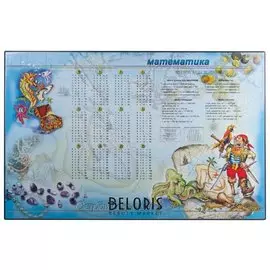 Коврик-подкладка настольный для письма Математика