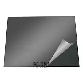 Коврик-подкладка настольный для письма (650х520 мм), с прозрачным листом, черный, Durable