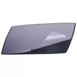 Коврик-подкладка настольный для письма (650х520 мм), с прозрачным листом, черный, Durable