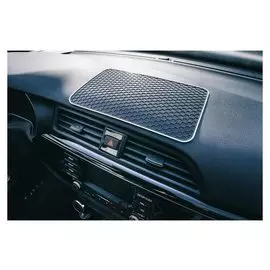 Коврик противоскользящий 27,5x17 см, соты, черный