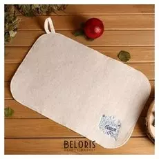 Коврик с вышивкой "Русская банька"