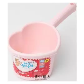 Ковшик для детской ванночки "Start" 1,5 л., цвет розовый пастельный