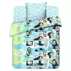 КПБ 1,5 9560 мулан 145х215, 150х214, 70х70 см, бязь 120 гм хл100%