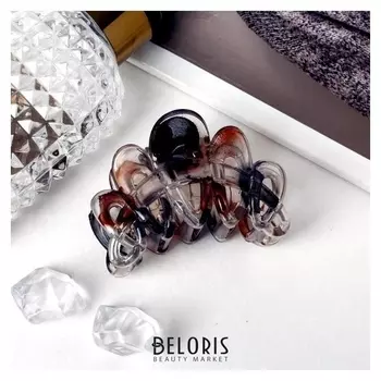 Краб для волос "Джастин" 6 см петельки