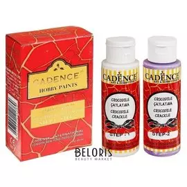 Кракелюр «Крокодиловая кожа» база 70 мл и краска 70 мл, цвет C 1014