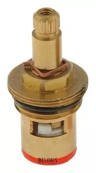 Кран-букса Accoona A450-2, керамика, 1/2", 15 шлицов, с резьбой