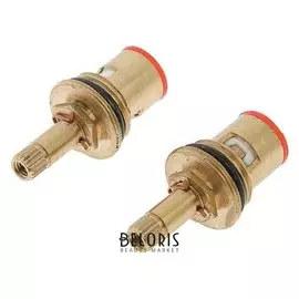 Кран-букса Luazonaqua La56, резьба 1/2", керамика, 20 шлицов, латунь