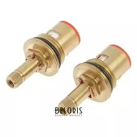 Кран-букса Luazonaqua La57, резьба 1/2", керамика, 24 шлица, латунь