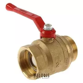 Кран шаровой "Галлоп" Dn-50 221, внутренняя/наружная резьба 2", ручка