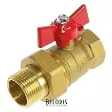 Кран шаровой, с американкой, 3/4", бабочка