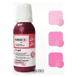 Краситель пищевой S-gel водорастворимый розовый электро, 20 мл