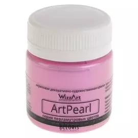 Краска акриловая 40 мл Wizzart Artpearl,chameleon, малиновая Wc12.40