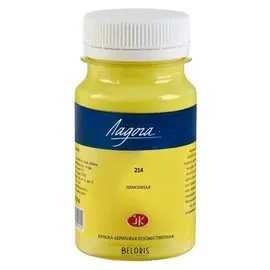 Краска акриловая художественная «Ладога», 100 мл, лимонная