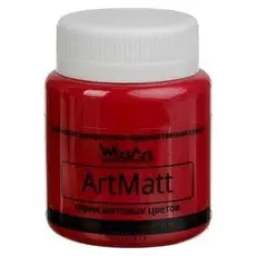 Краска акриловая Matt 80 мл Wizzart малиновый матовый Wt5.80