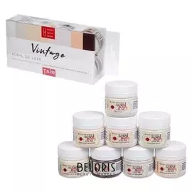 Краска "Винтаж" набор 8 цветов х 20 мл, таир акрил Де люкс, акриловая (На водной основе)