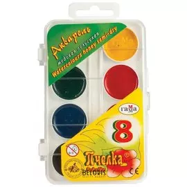 Краски акварельные "Пчелка"