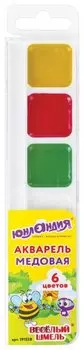 Краски акварельные "Веселый шмель"