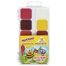 Краски акварельные "Весёлый шмель"