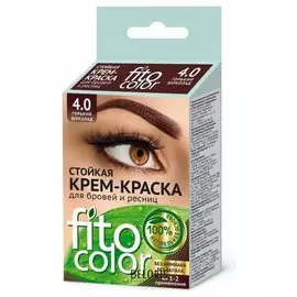 Стойкая крем-краска для бровей и ресниц "Fito color"