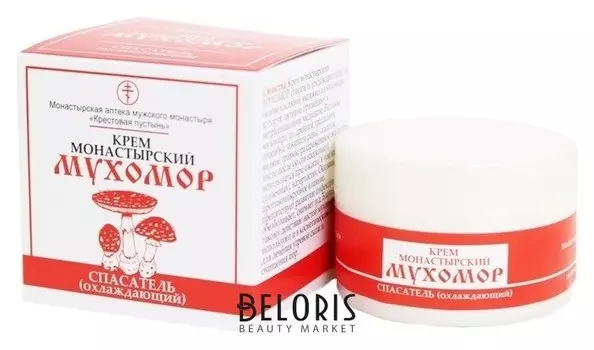 Крем монастырский «Мухомор», спасатель (Охлаждающий)