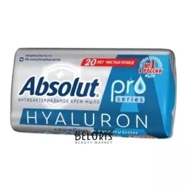 Крем-мыло туалетное антибактериальное серебро+гиалурон