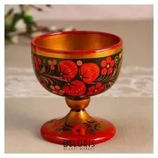 Креманка, 9×10 см, хохлома