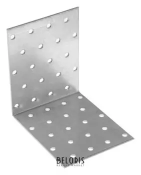 Крепежный уголок равносторонний KUR 100х100х80 цинк, 1 шт.