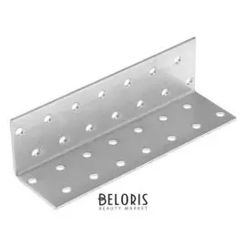 Крепежный уголок равносторонний KUR 40х40х140 цинк, 1 шт.