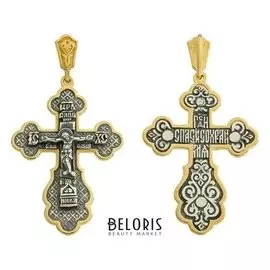 Крест нательный "Православный" 40, позолота